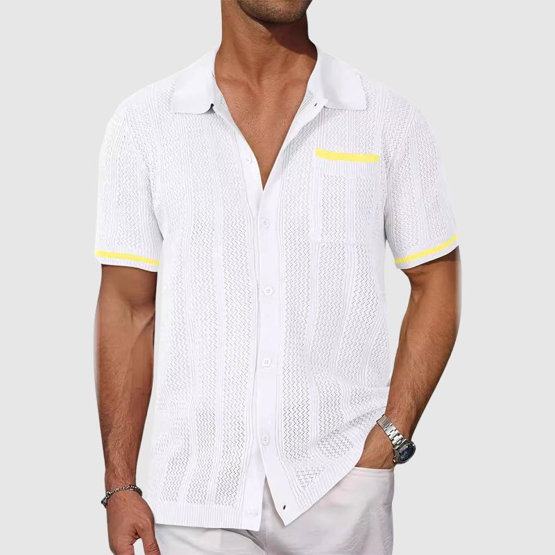 Carmen - Camisa Cuello Contrastante