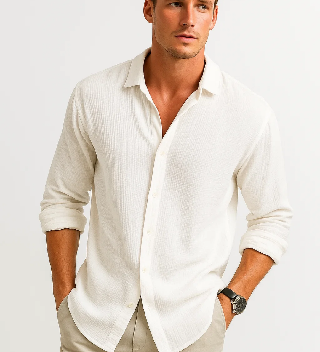 Carmen - Camisa Cuello Elegante