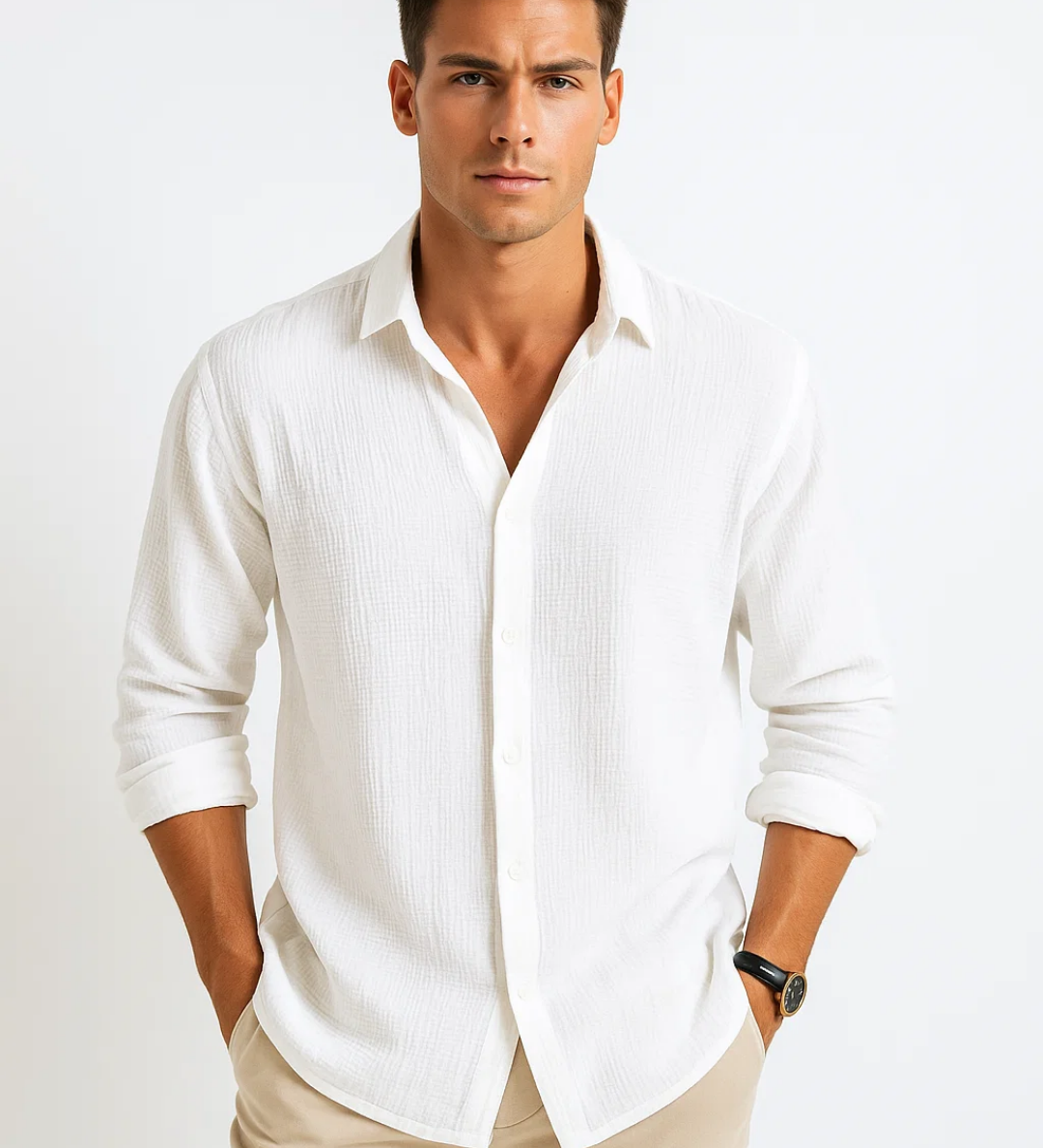 Carmen - Camisa Cuello Elegante