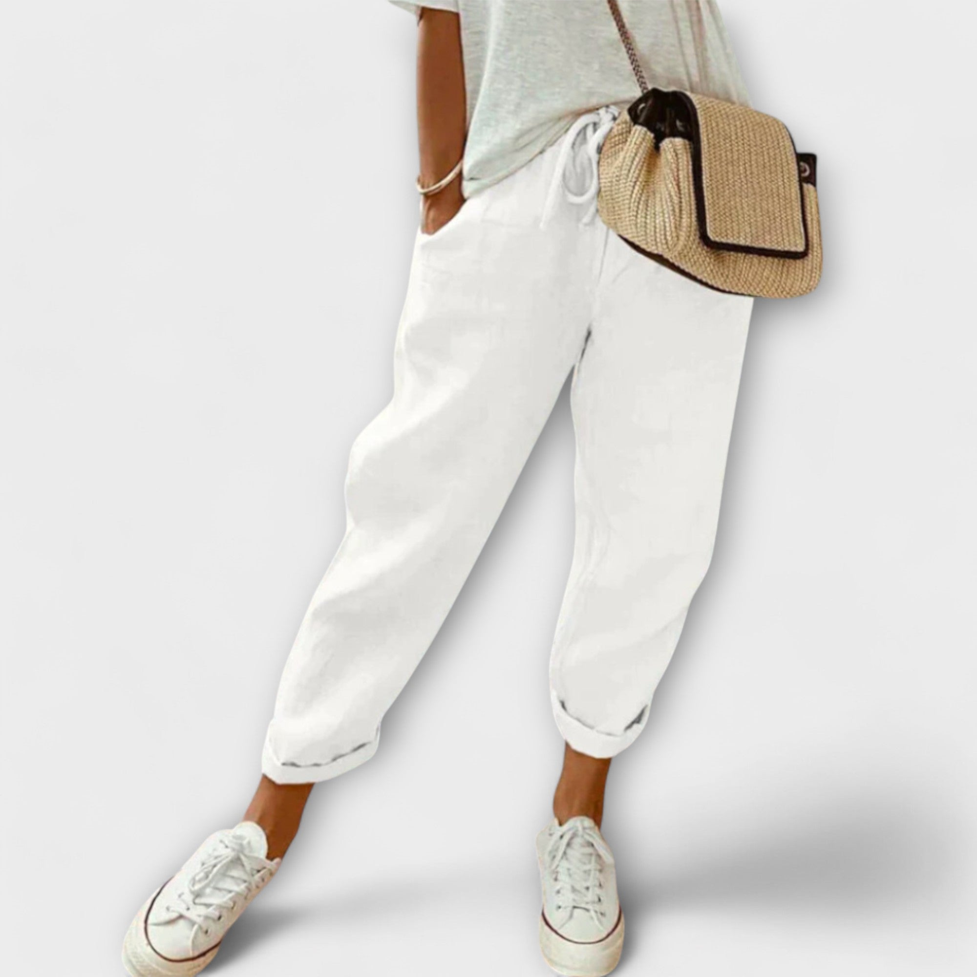 Bibi - Pantalones Lino Modernos