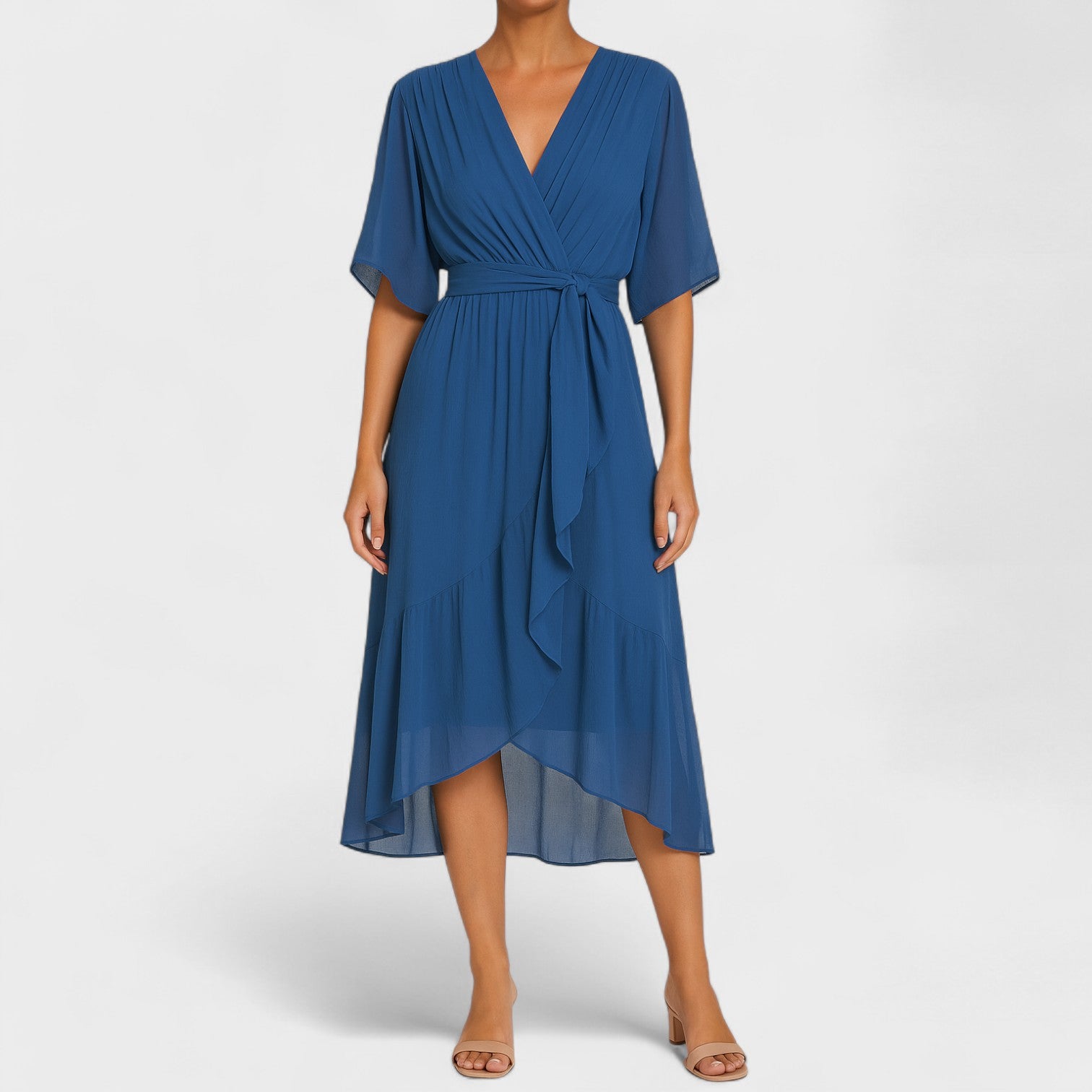 Ialina - Vestido Elegante Cintura