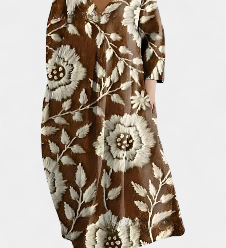 Ana - Vestido Elegante Floral