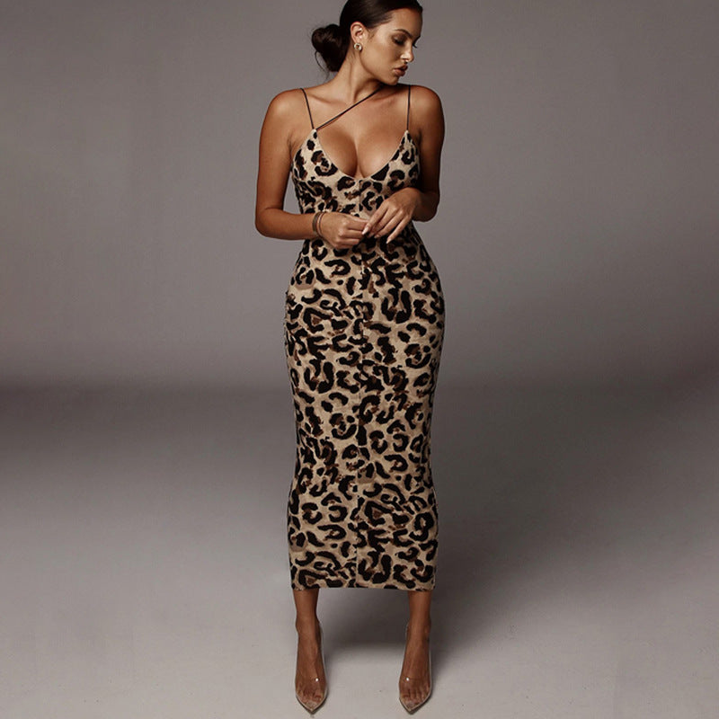 Leoparda - Vestido Ajustado Elegante