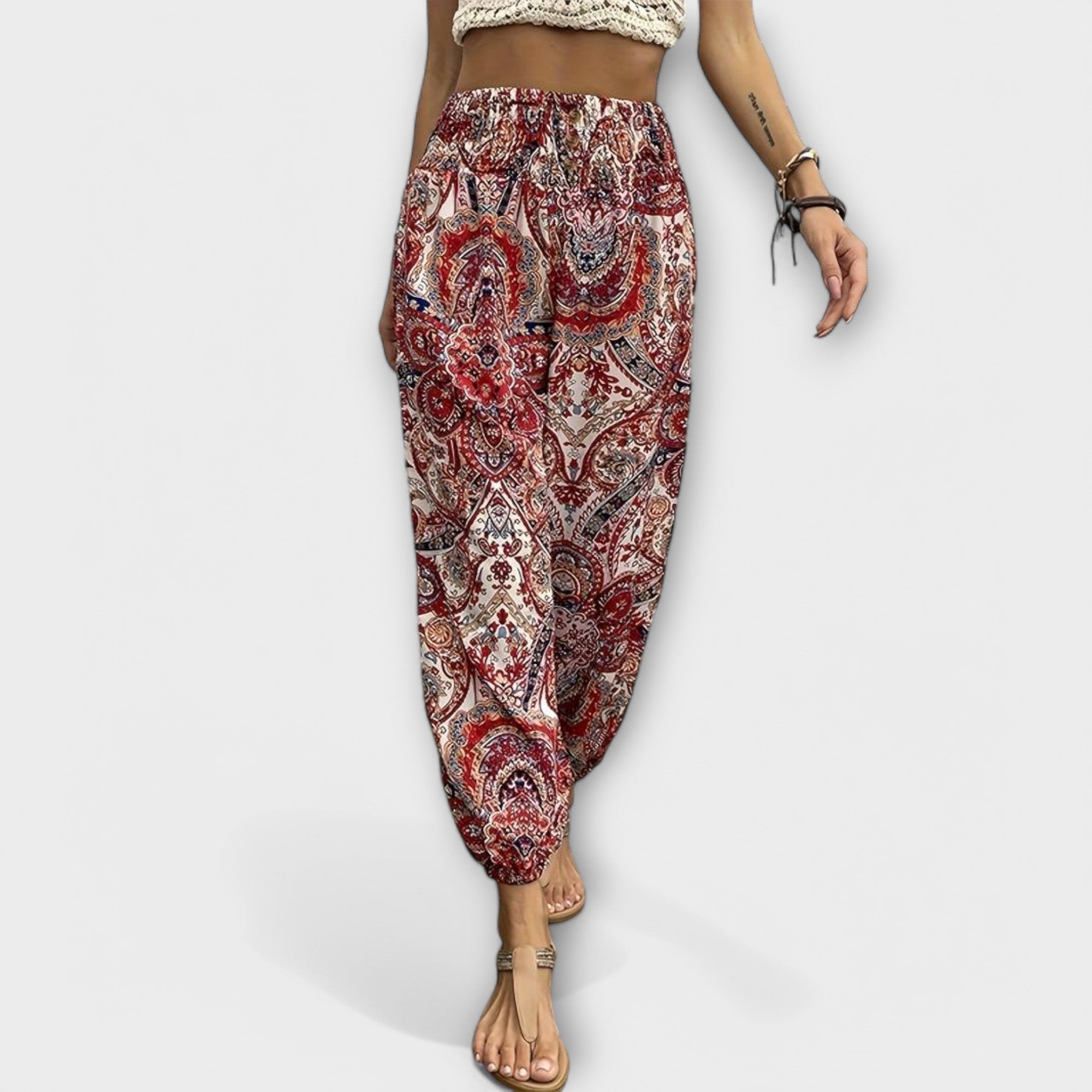 Scarlet - Pantalones Étnicos Elegantes