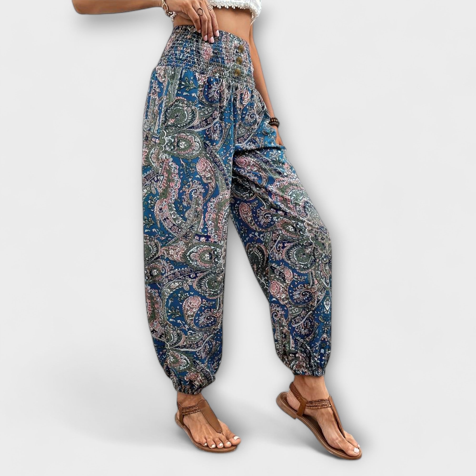 Scarlet - Pantalones Étnicos Elegantes