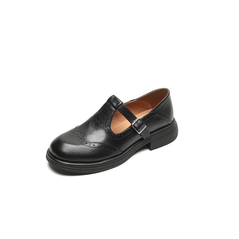 Vela - Zapatos Mary Janes de Cuero Elegantes