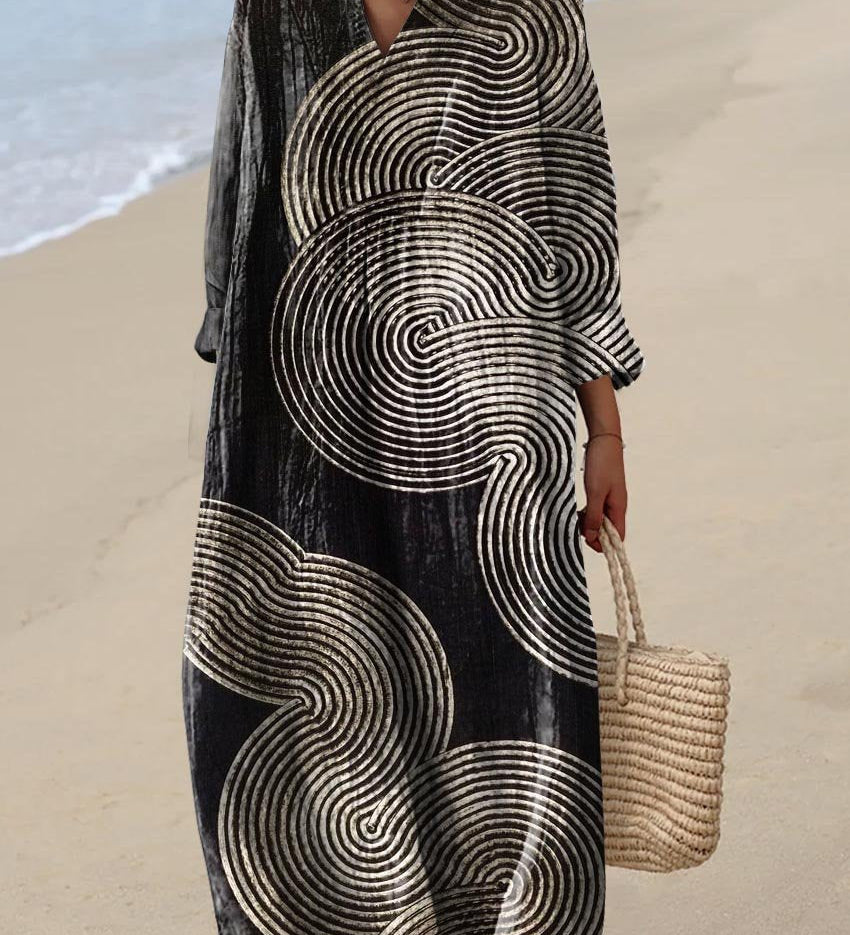 Lara - Vestido Patchwork Bohemio