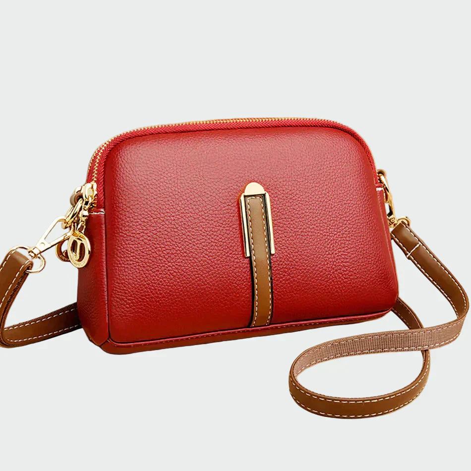 Bolsa de hombro de cuero Sofía