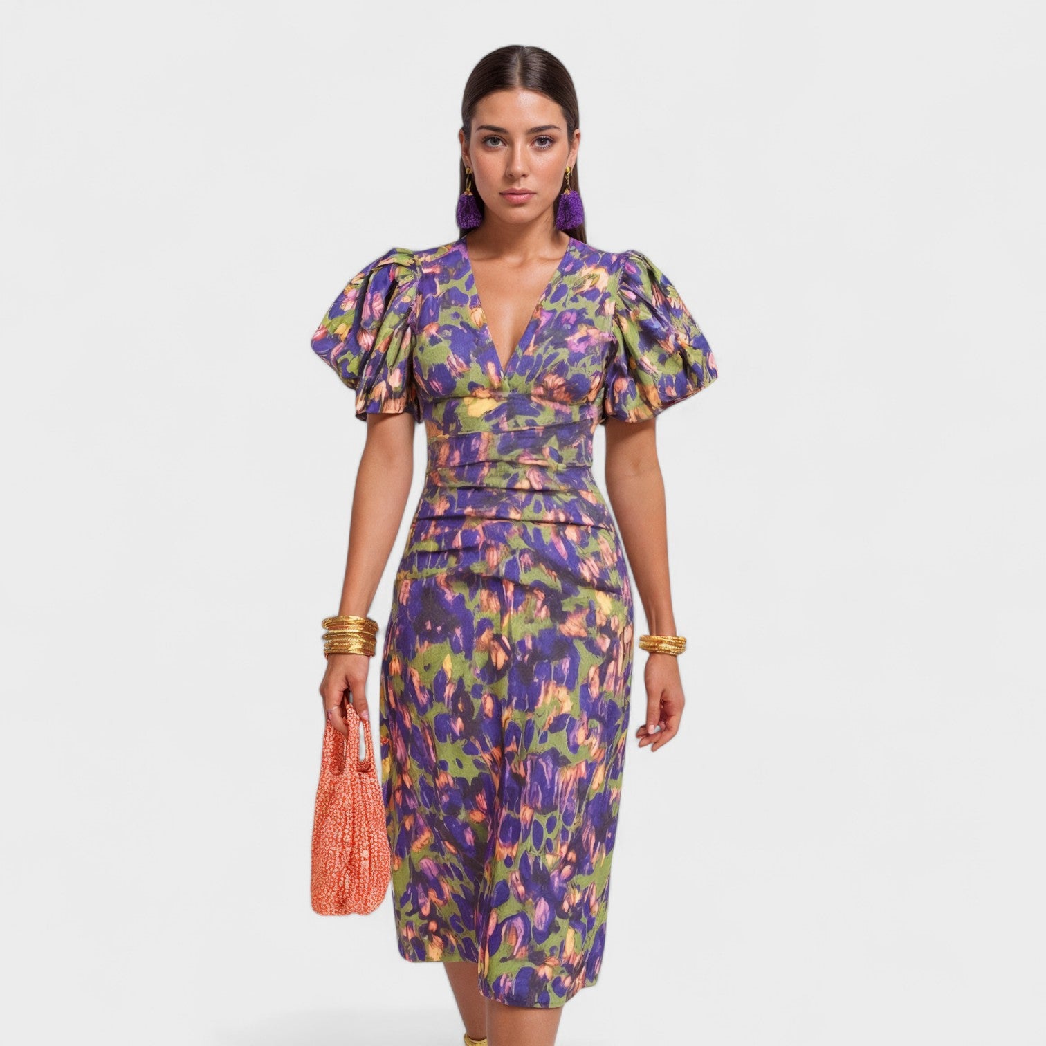 Lía - Vestido Tropical Elegante