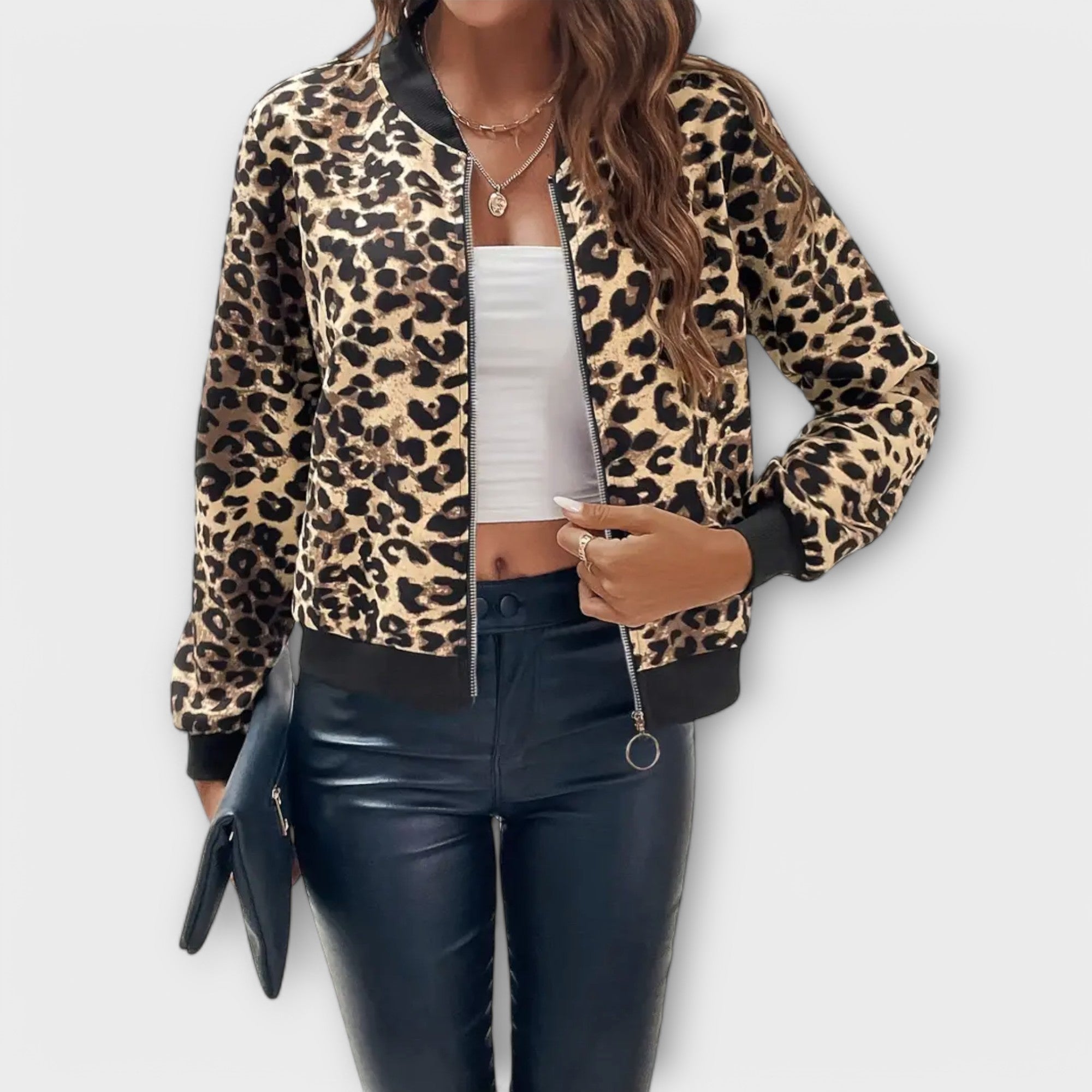 Raquel - Abrigo Leopardo Elegante