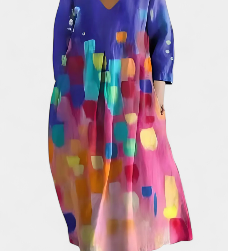 Ana - Vestido Elegante Floral