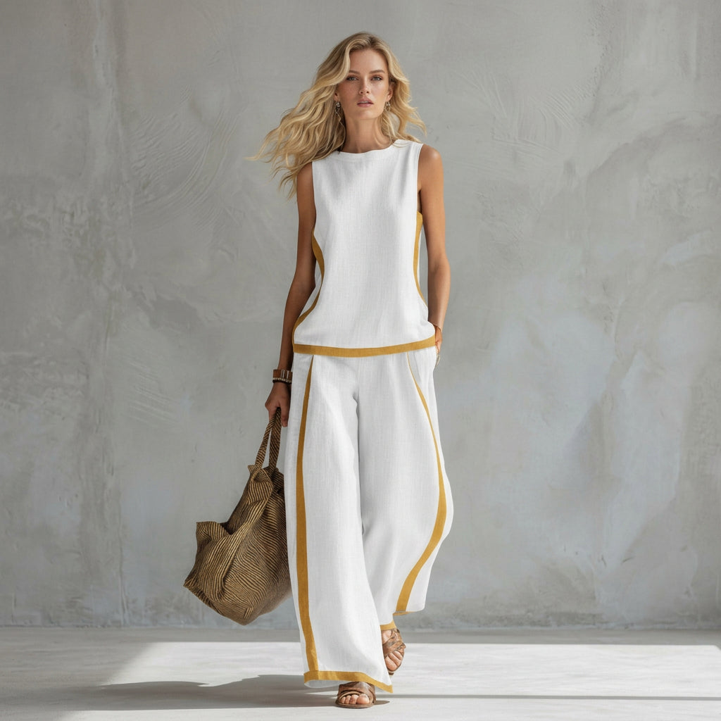 Teresa - Conjunto Elegante Lino