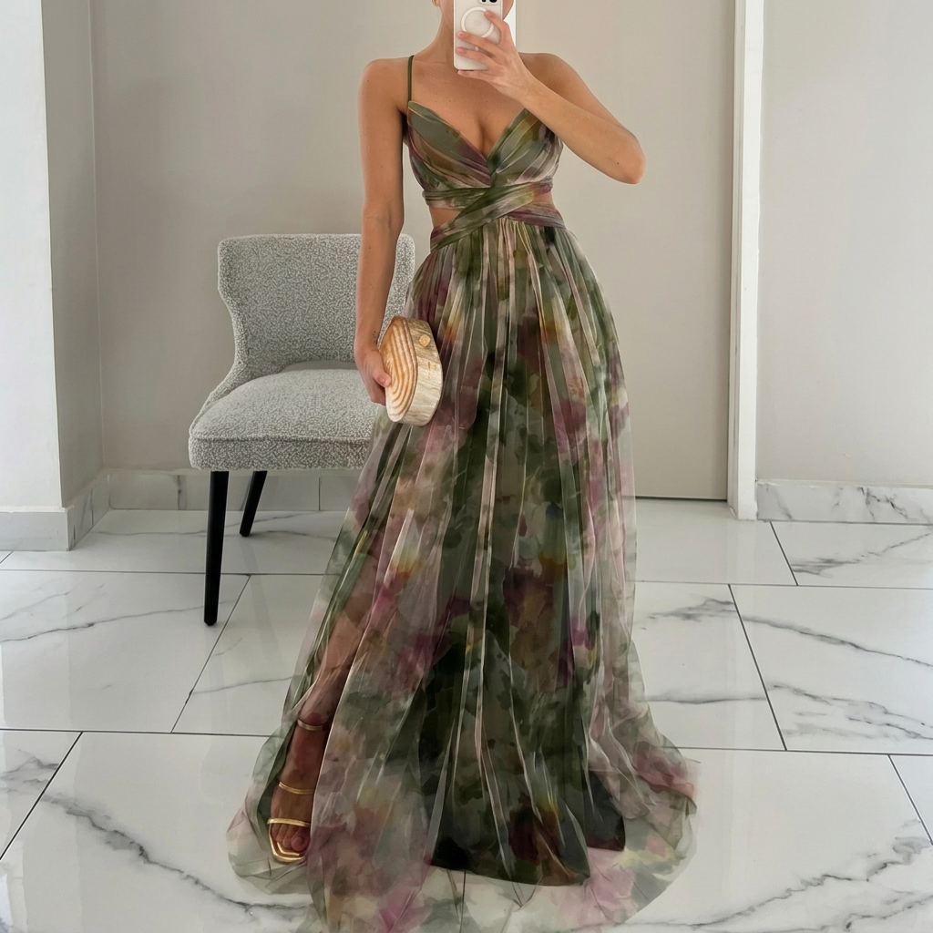 Margarita - Vestido Maxi Floral