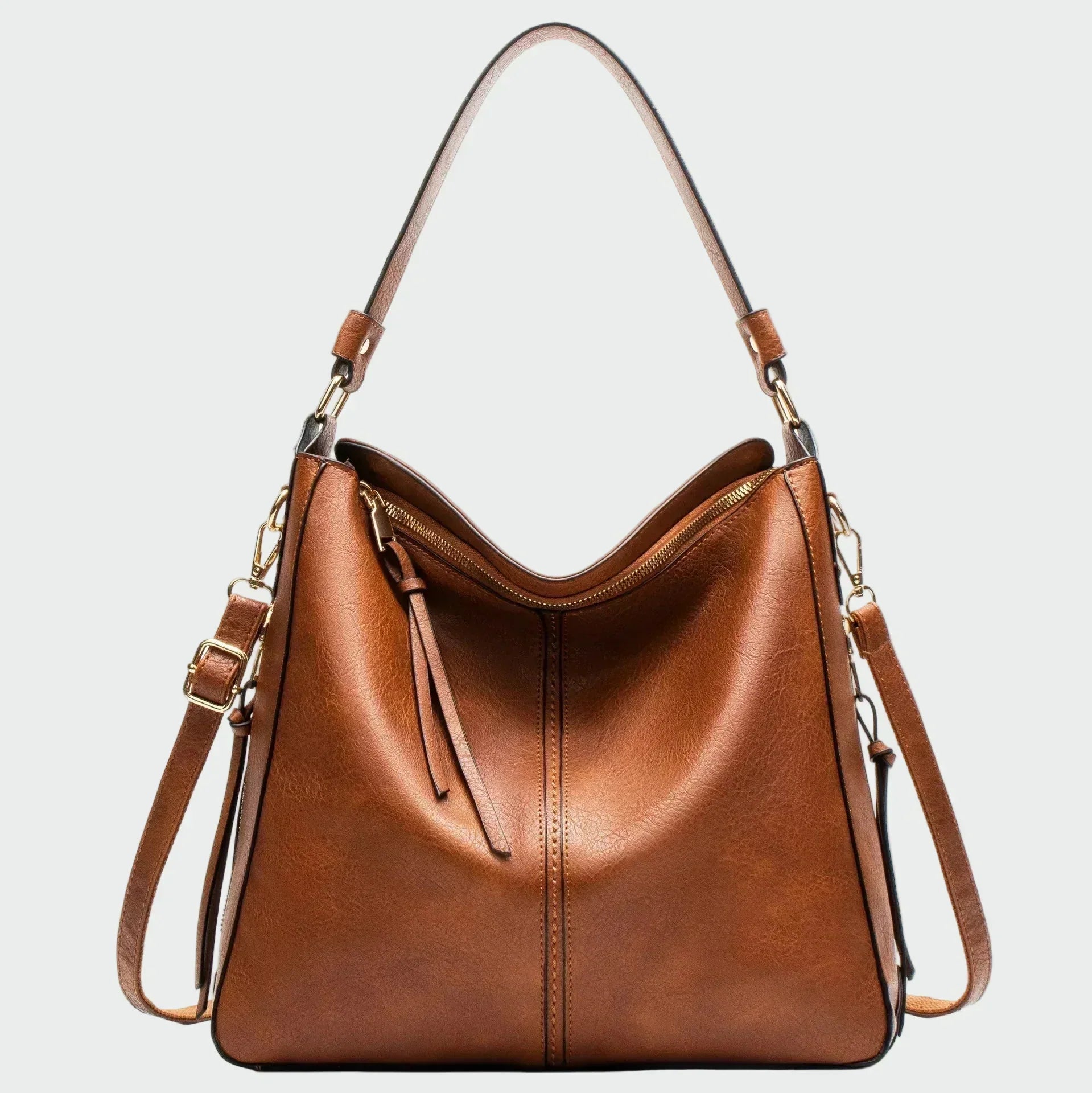 Bolsa hobo de cuero Sofía