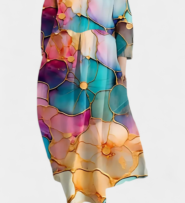 Ana - Vestido Elegante Floral