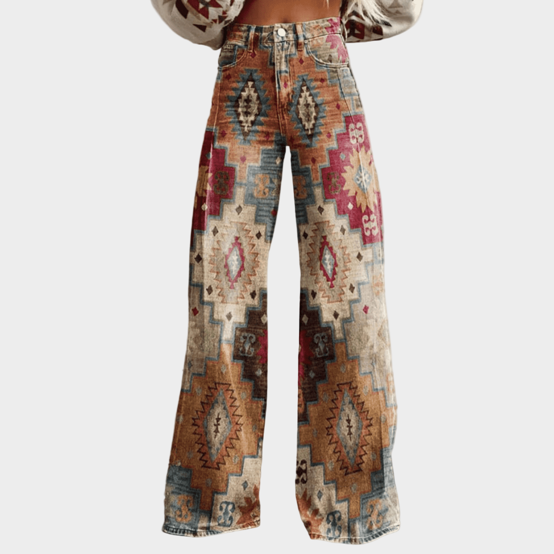 Mariana - Pantalones Bohemios Vintage
