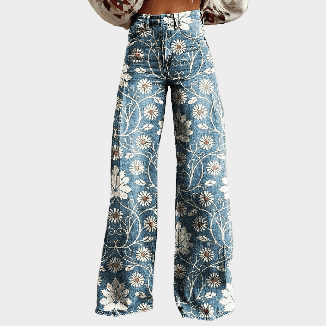 Mariana - Pantalones Bohemios Vintage