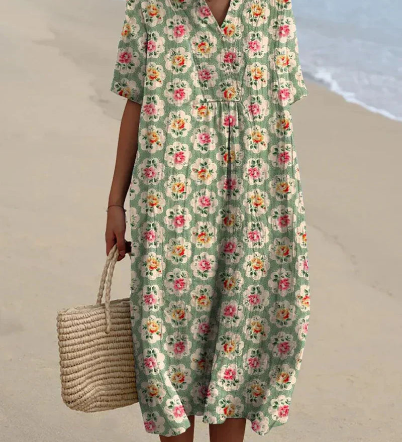 Eulalia - Vestido Floral Retro