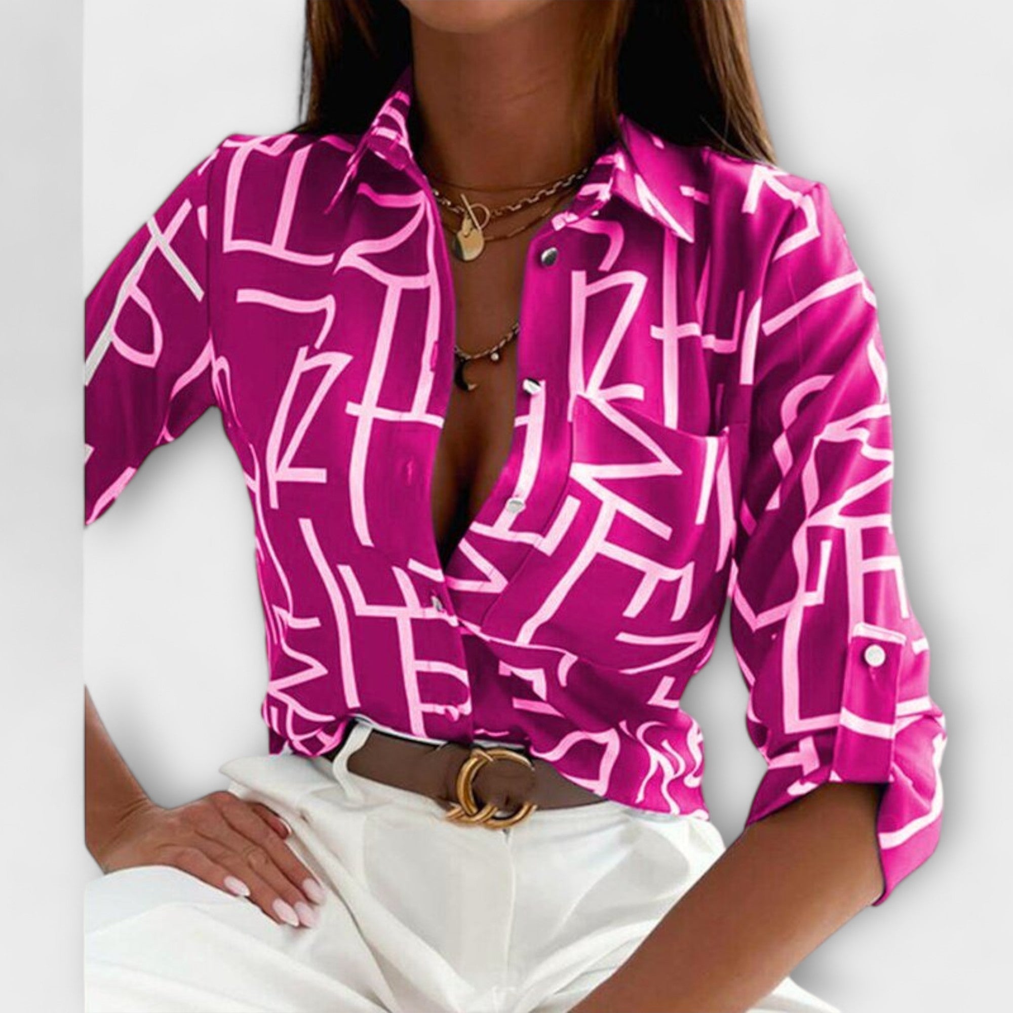 Romina - Blusa Clásica Elegante
