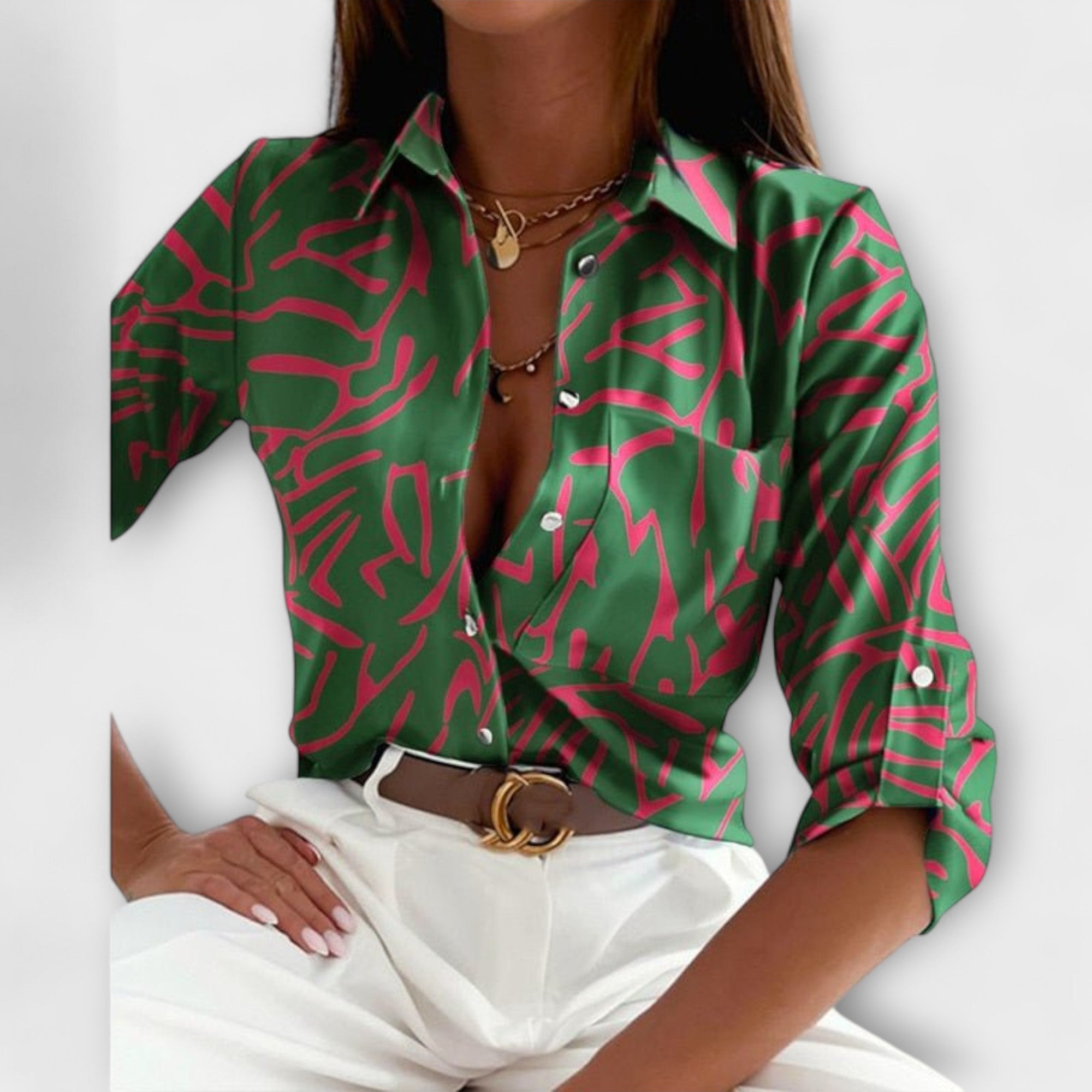 Romina - Blusa Clásica Elegante