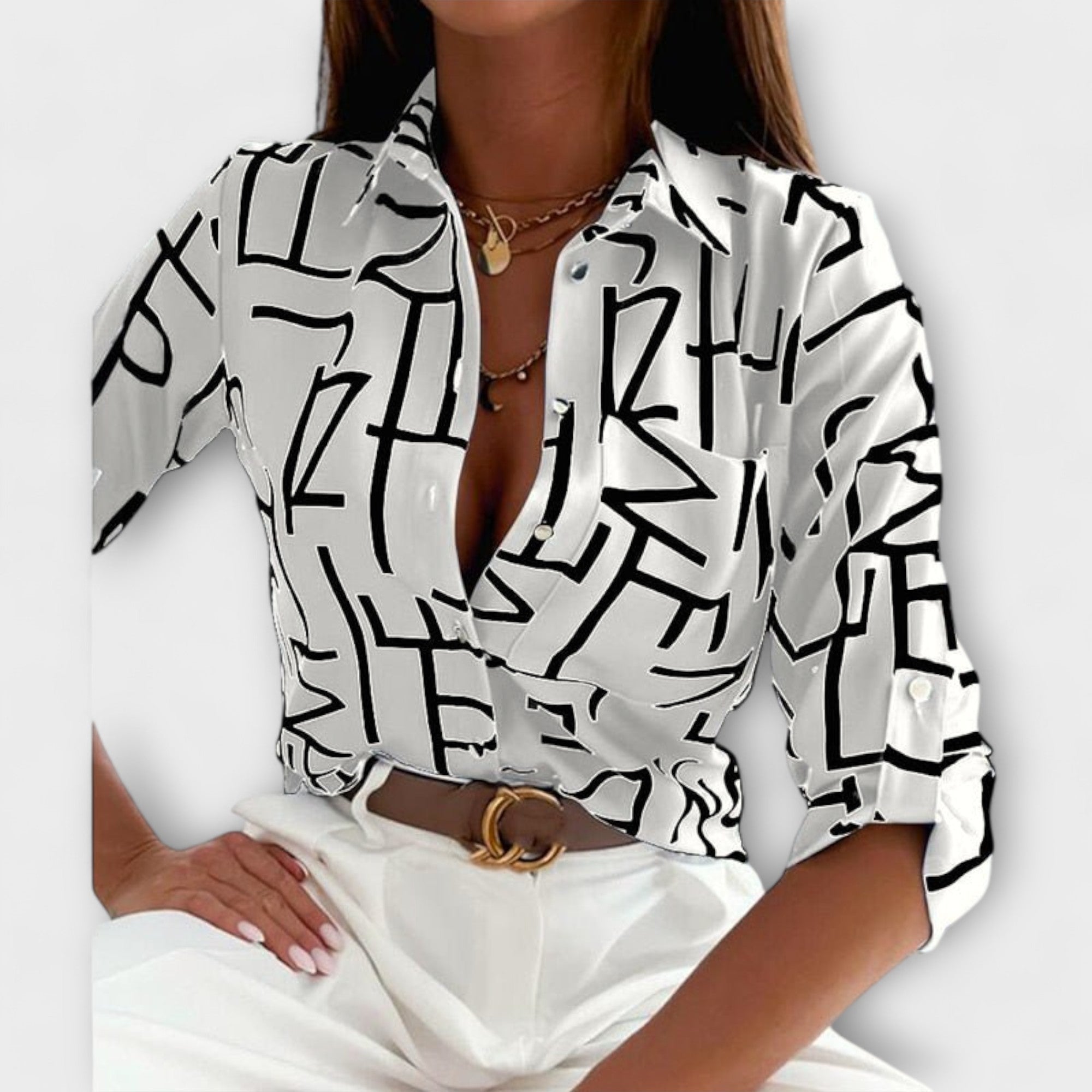Romina - Blusa Clásica Elegante