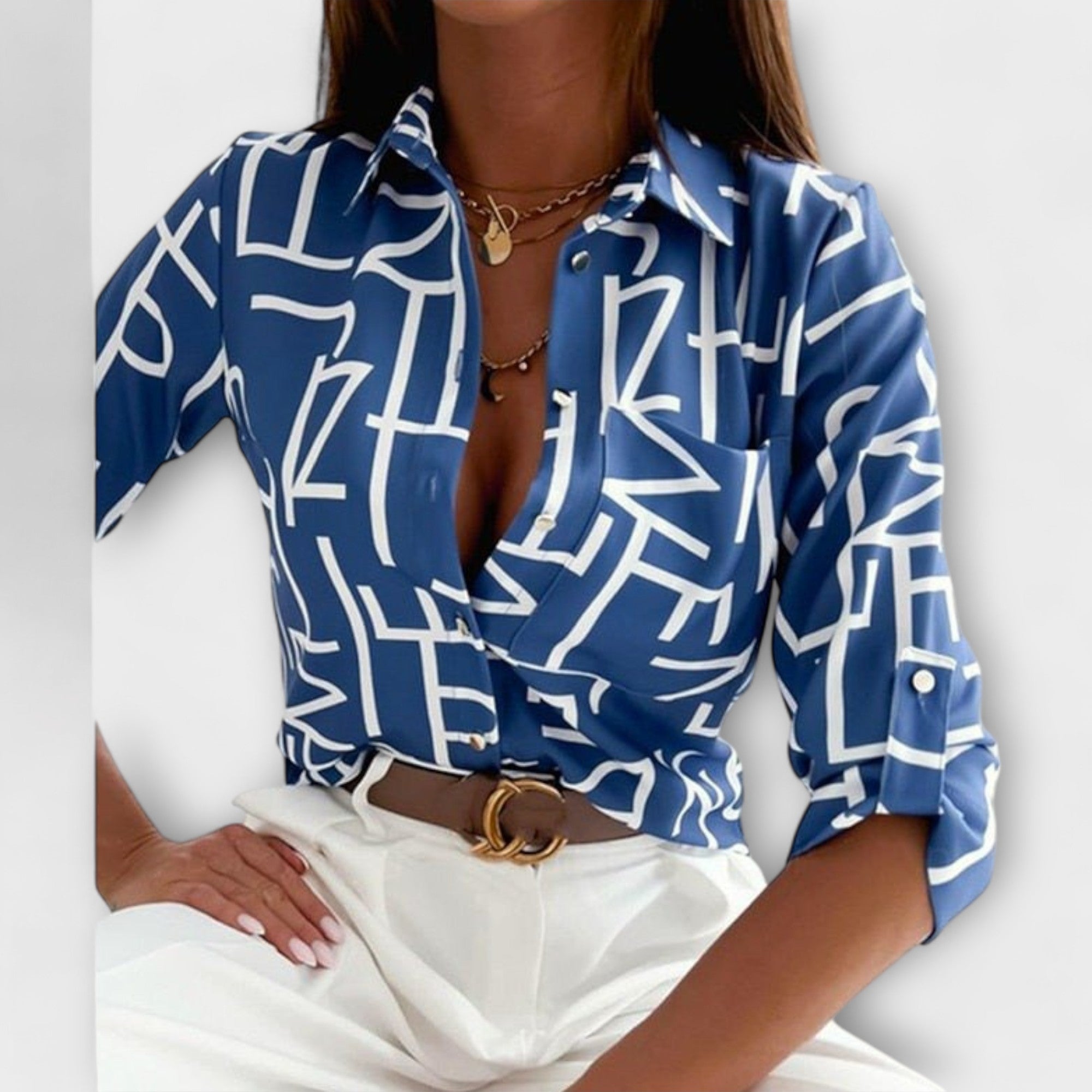 Romina - Blusa Clásica Elegante
