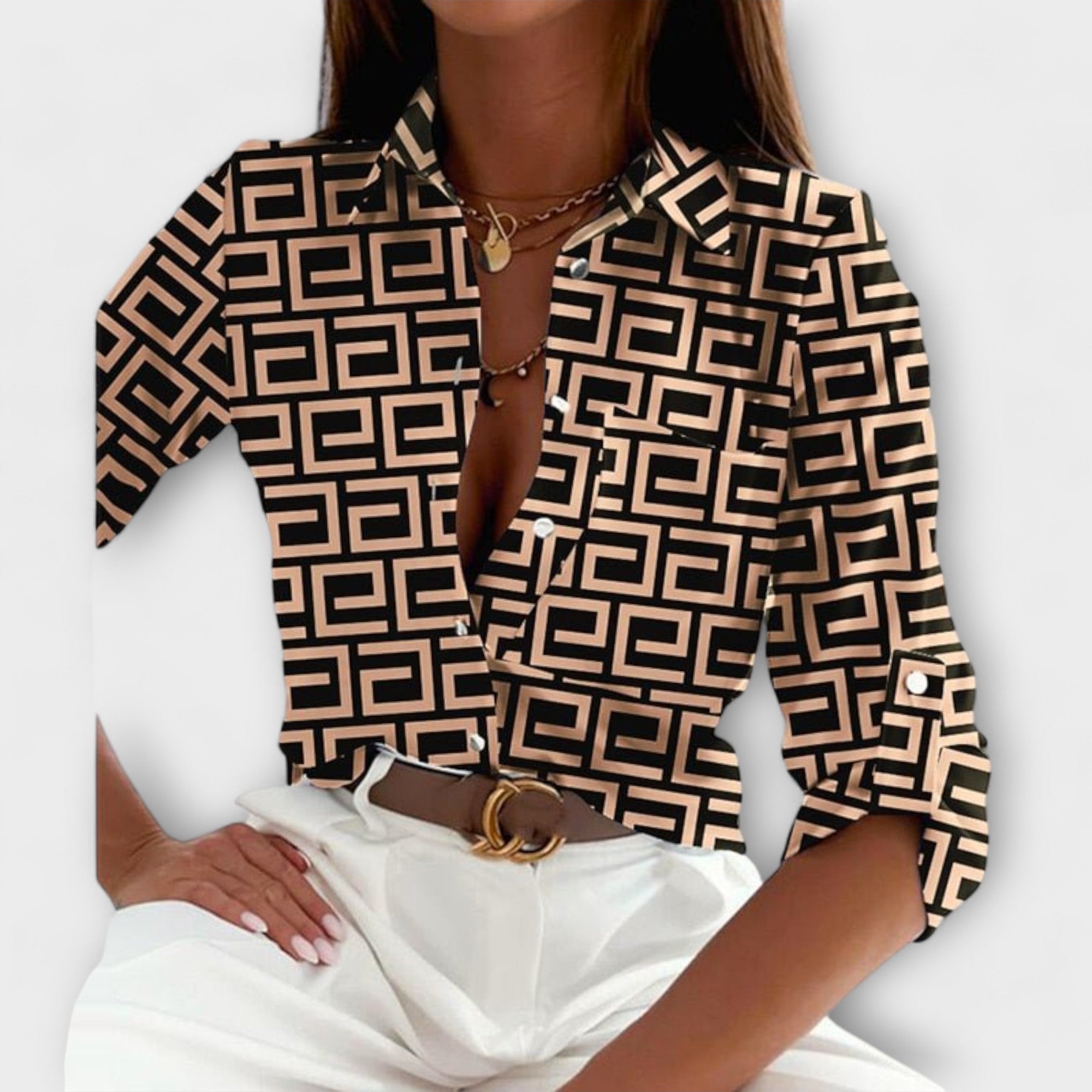 Romina - Blusa Clásica Elegante