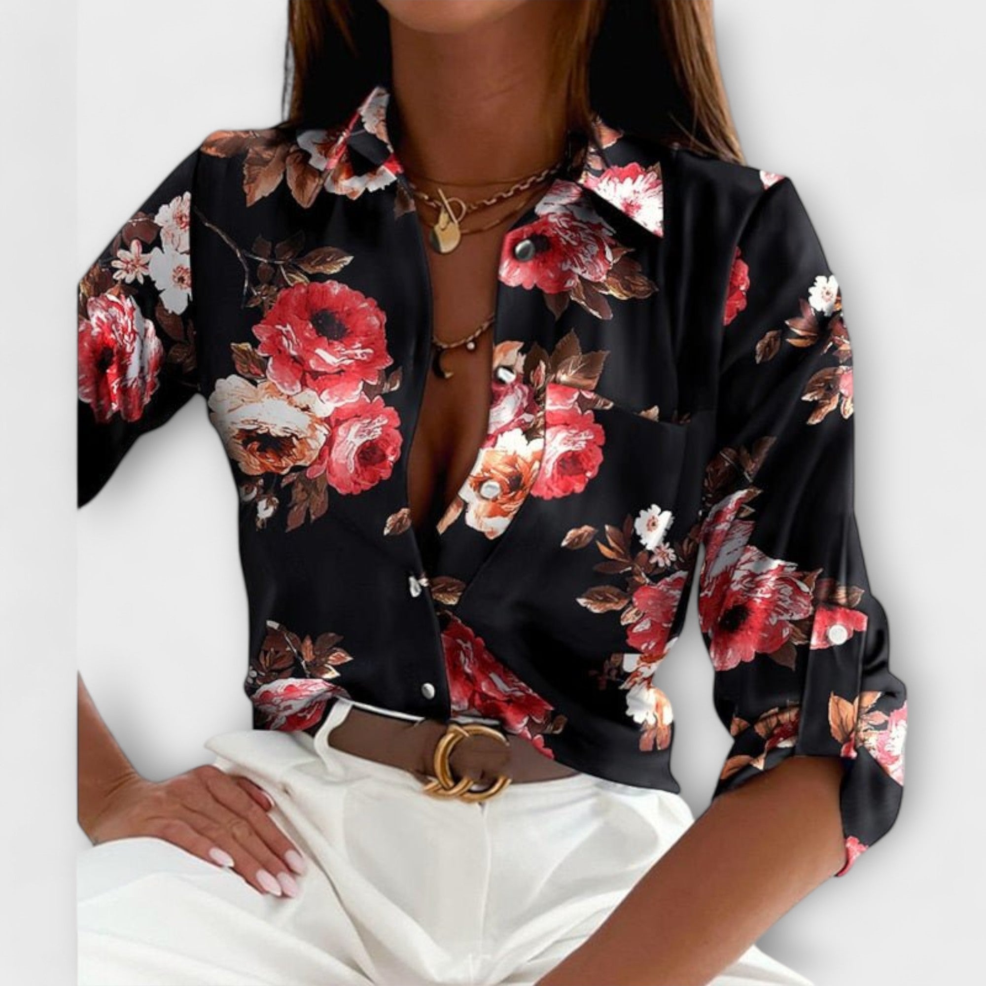 Romina - Blusa Clásica Elegante