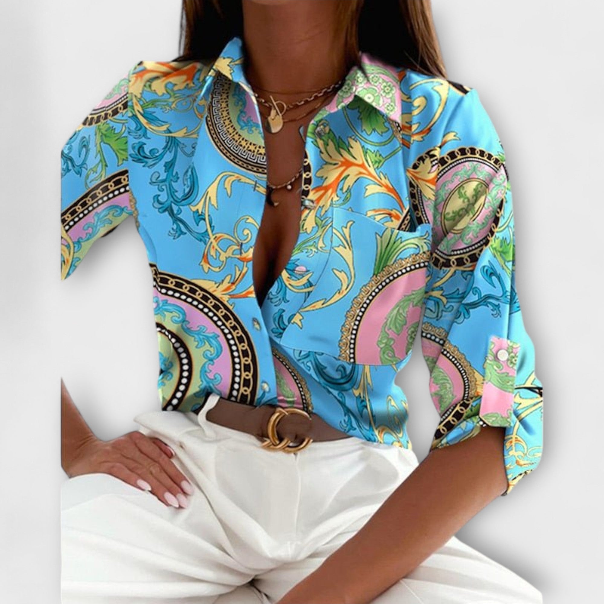 Romina - Blusa Clásica Elegante