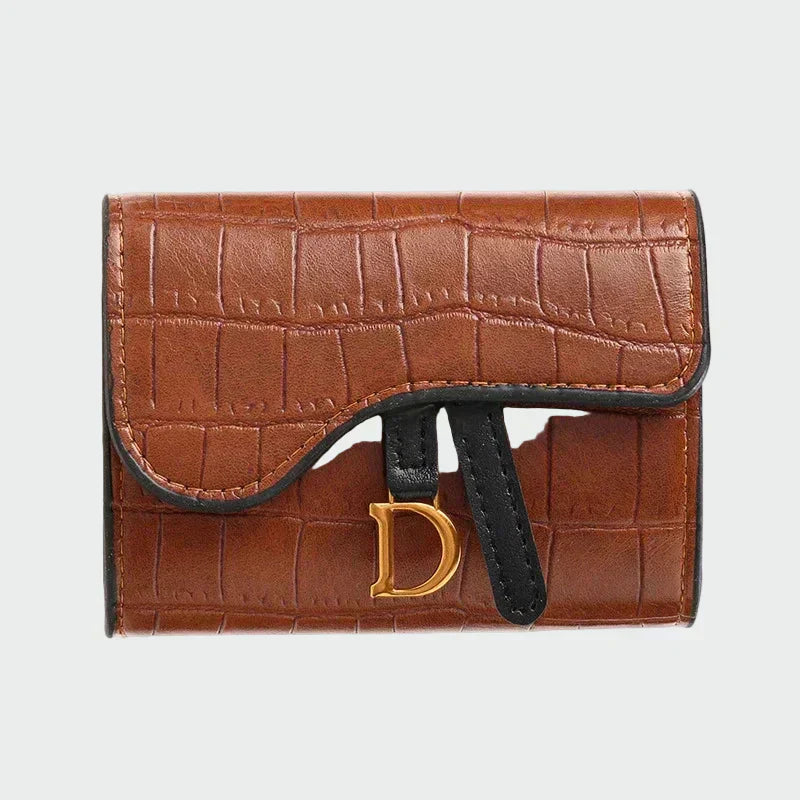 Cartera de cuero elegante